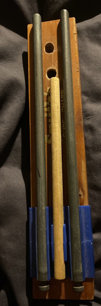 Smith's Sure Sharp Ceramic Sharpening Rods w/Wood Base