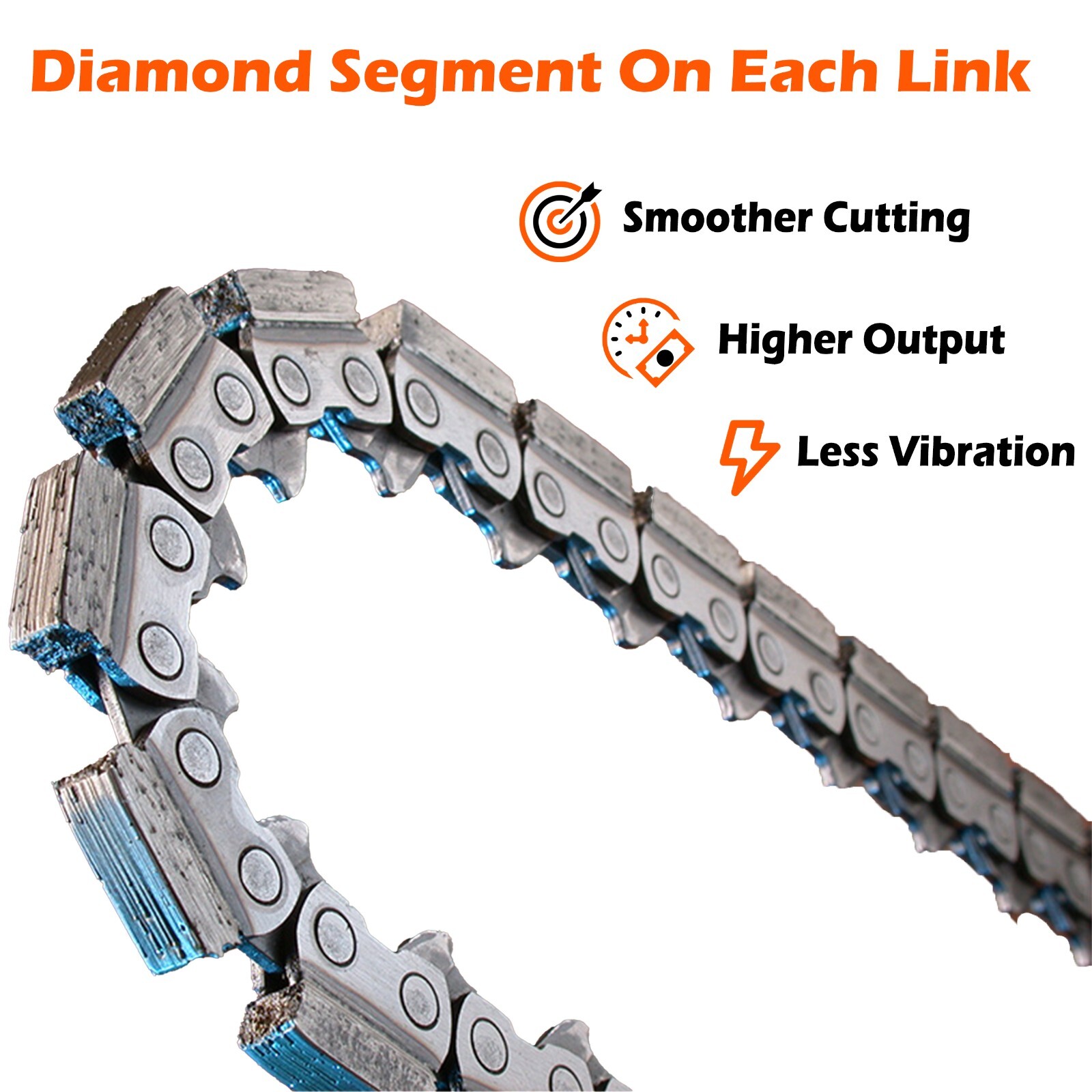 Concrete Chainsaw Diamond CHAIN MIA Fit for ICS, Husqvarna, STIHL MESA DIAMOND®