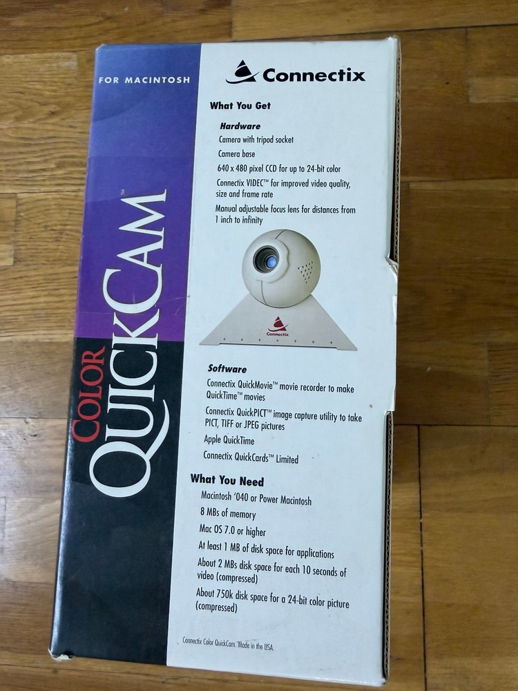 Connectix QuickCam 1996 NIB