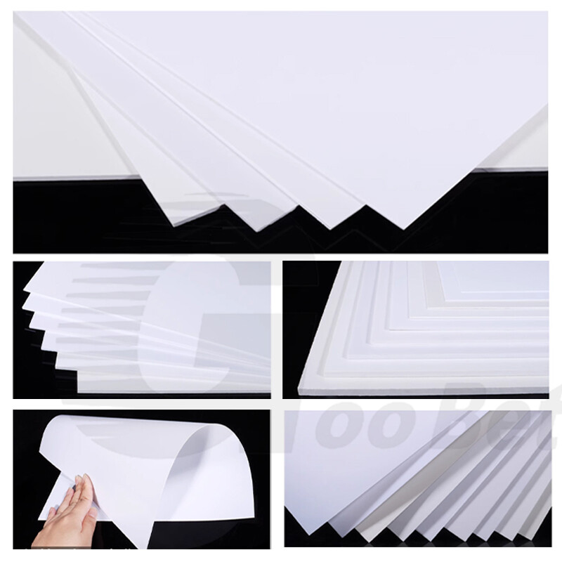 White ABS Styrene Plastic Sheet 0.5-30mm Thick Smooth DIY Model Craft All Sizes