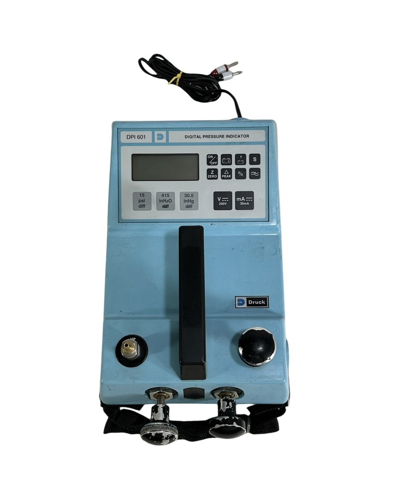 DRUCK DPI 601 /F ~ Digital Pressure Indicator ~ Untested / AS-IS