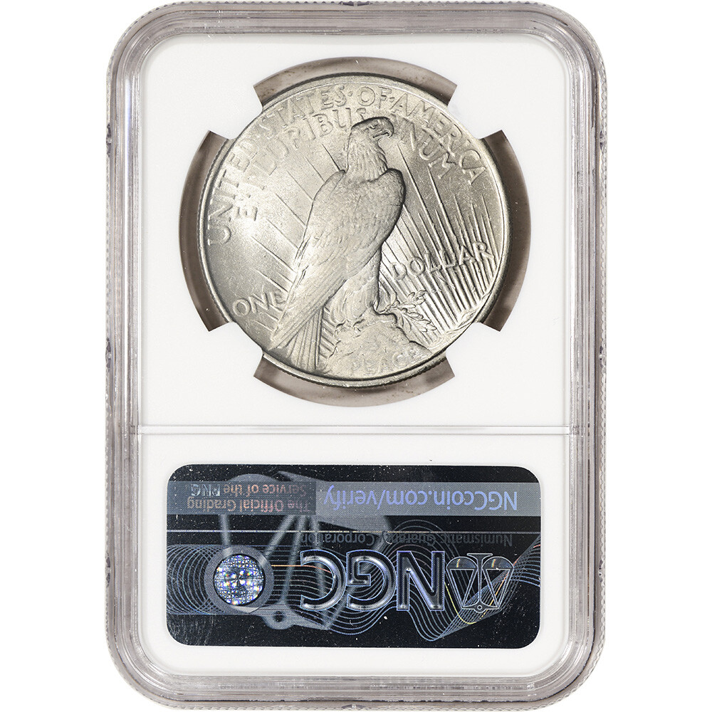 1924 US Peace Silver Dollar $1 - NGC Brilliant Uncirculated