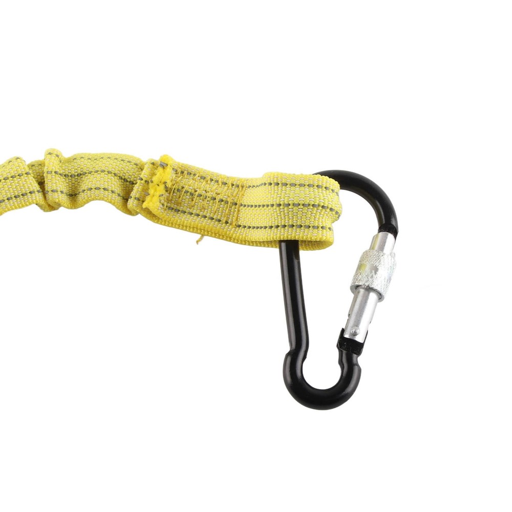 Yellow Tool Safety Tether Nylon Tool Lanyard Climbing Rope For Construction