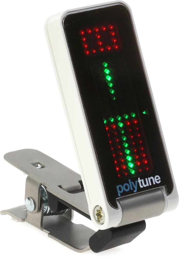 TC Electronic PolyTune Clip Clip-on Polyphonic Tuner (5-pack) Bundle