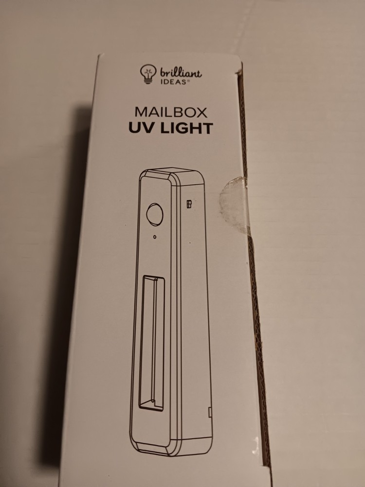 Mailbox UV LIGHT, brilliant IDEAS, Motion Sensor, Battery operated