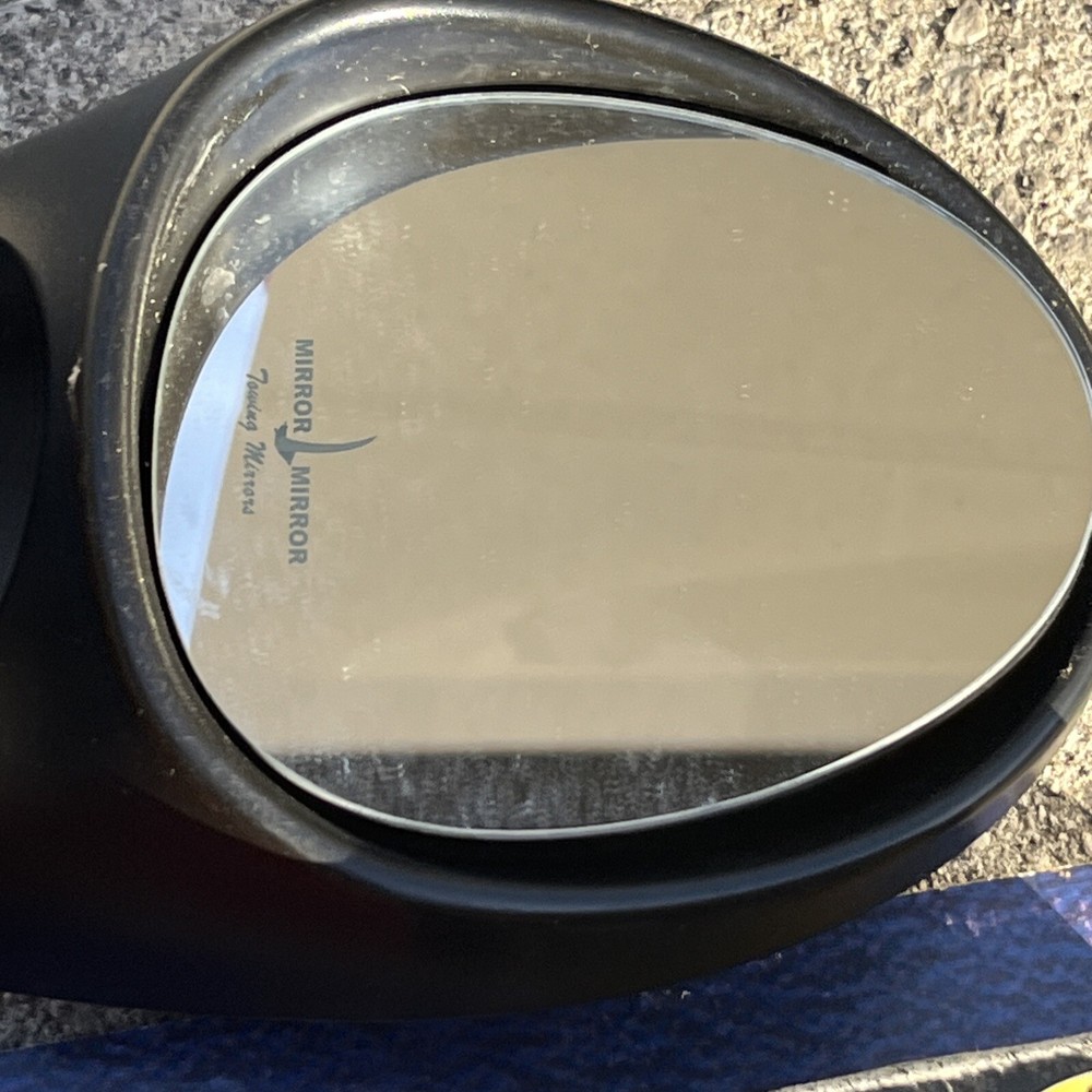 CIPA Universal Towing Mirrors (2) Both Fit Left Or Right Side No Tools Required