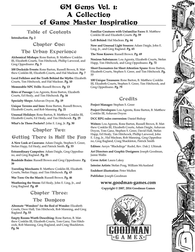 GM Gems, Tools for every DM