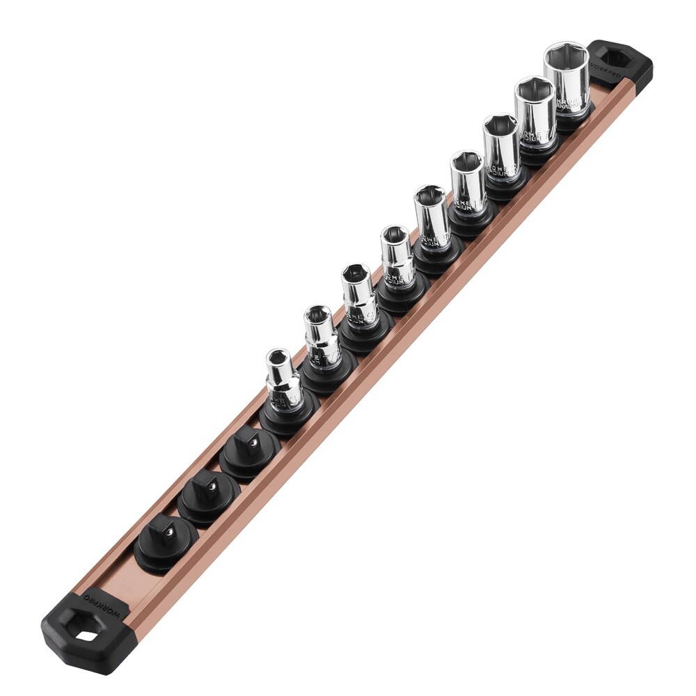 1/4'' Drive Magnetic Socket Organizer Heavy Duty Socket Holder (No Socket)