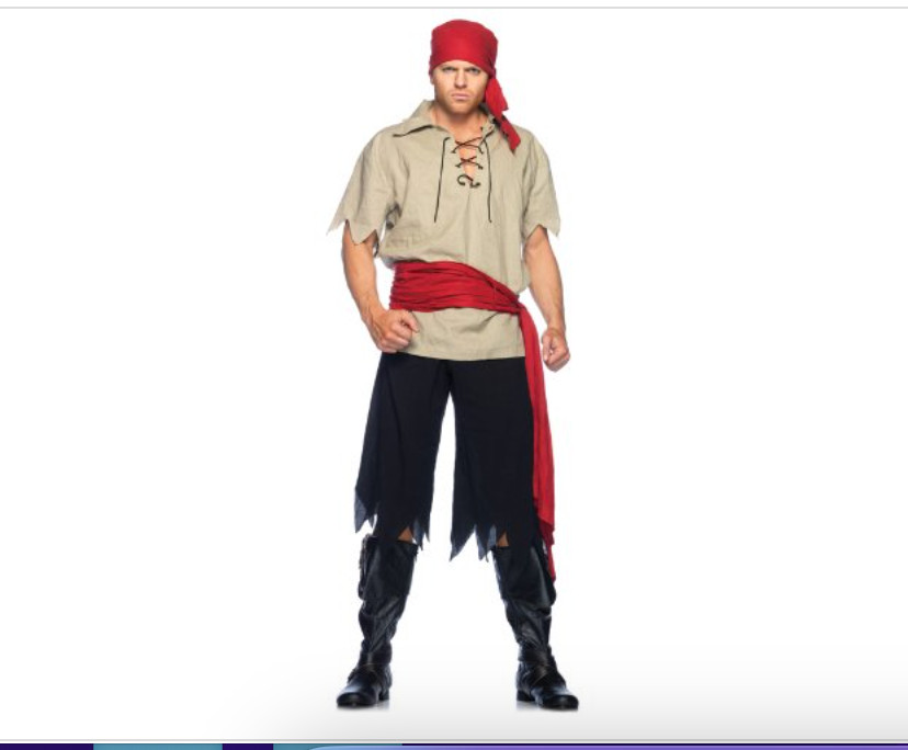 4PC.Cutthroat Pirate X-LARGE