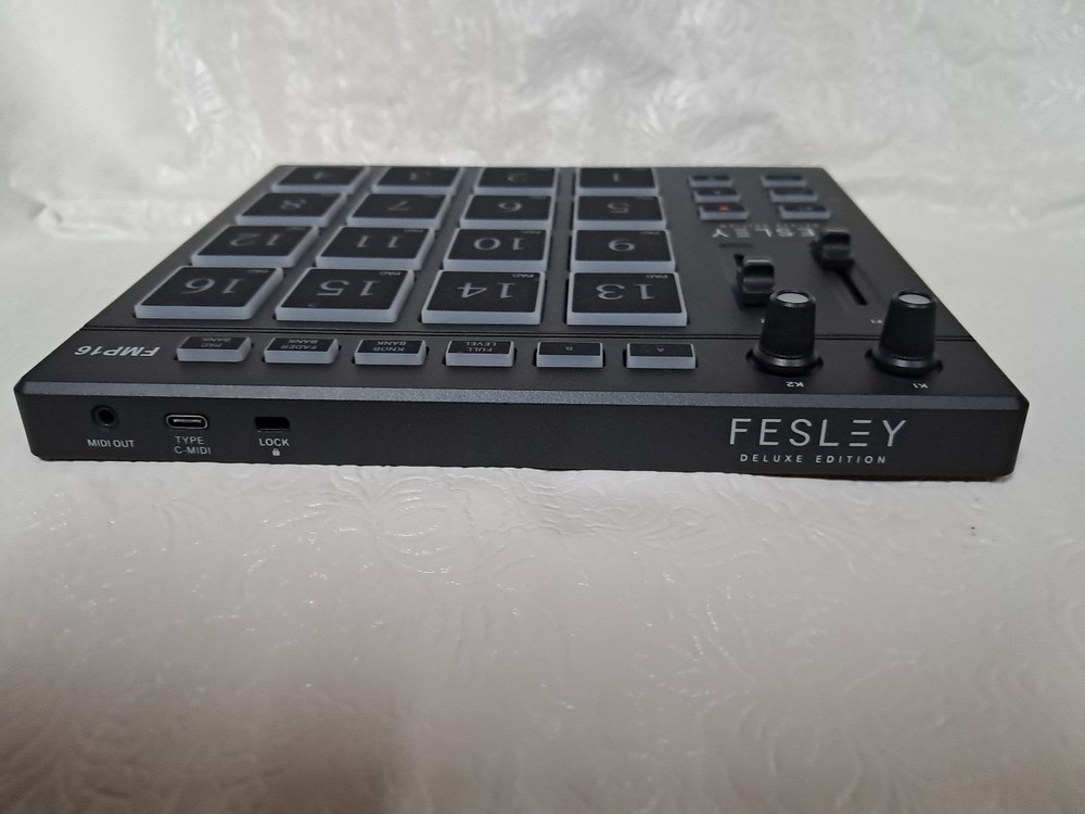 Fesley MIDI Pad Beat Maker Deluxe Edition FMP-16 Pad Controller