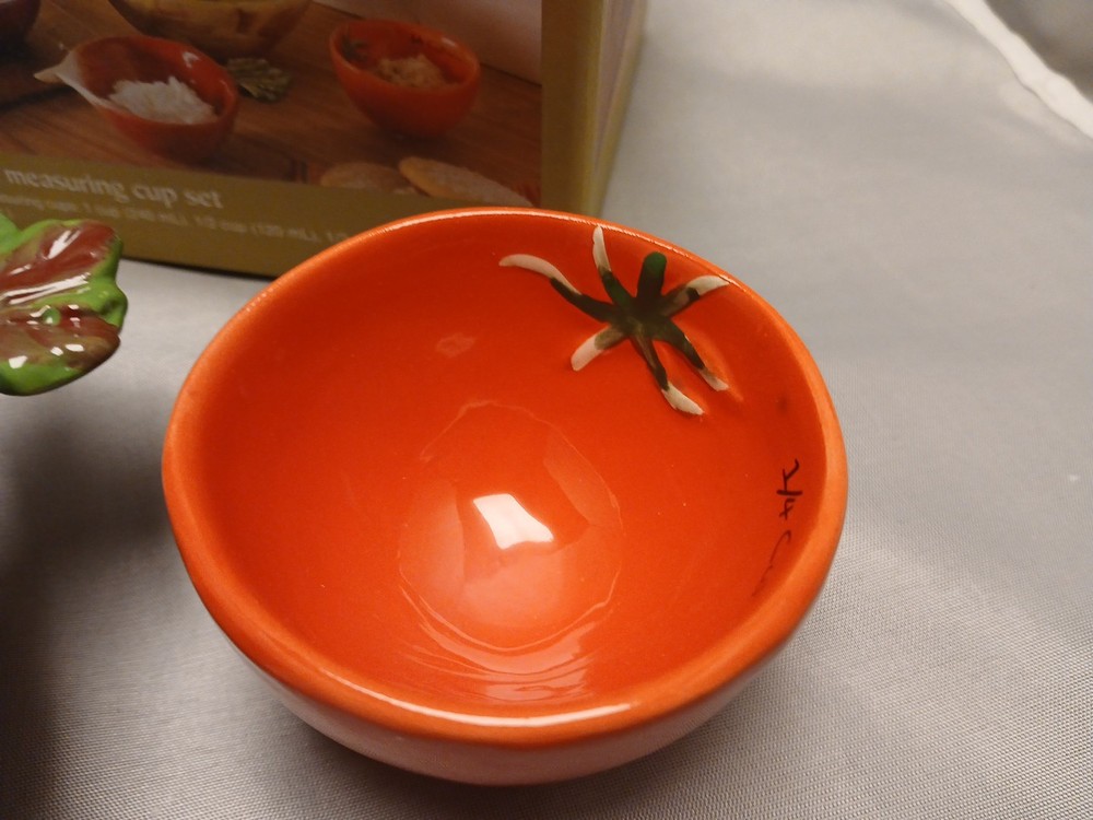 Pier 1 NIB Vegtable Measuring Cup Set