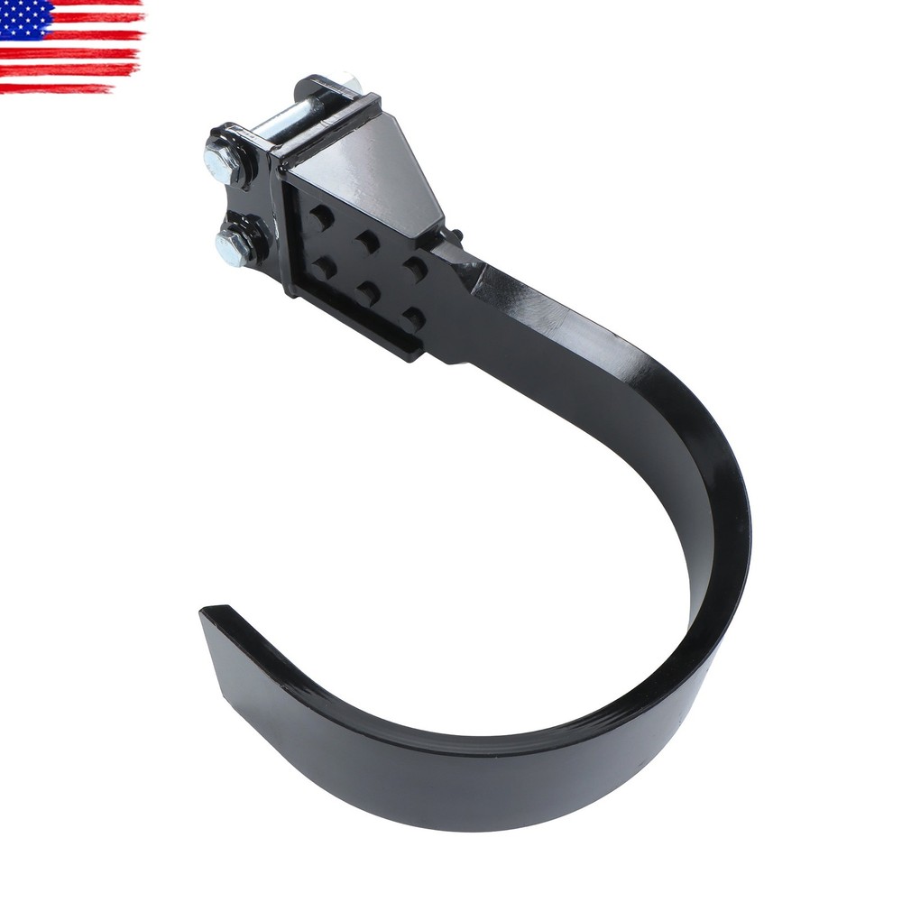 Black 370mm Tree Digging Blade Root Cutting Tool For Mini Excavator Root Planer