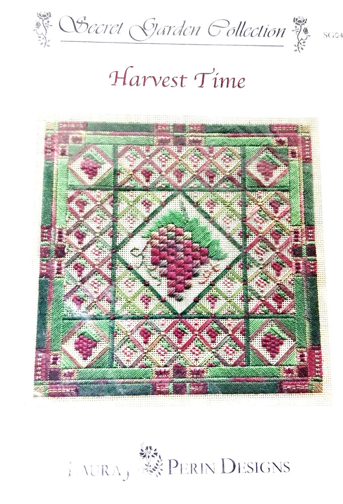 Laura J Perin Harvest Time Counted Needlepoint Pattern