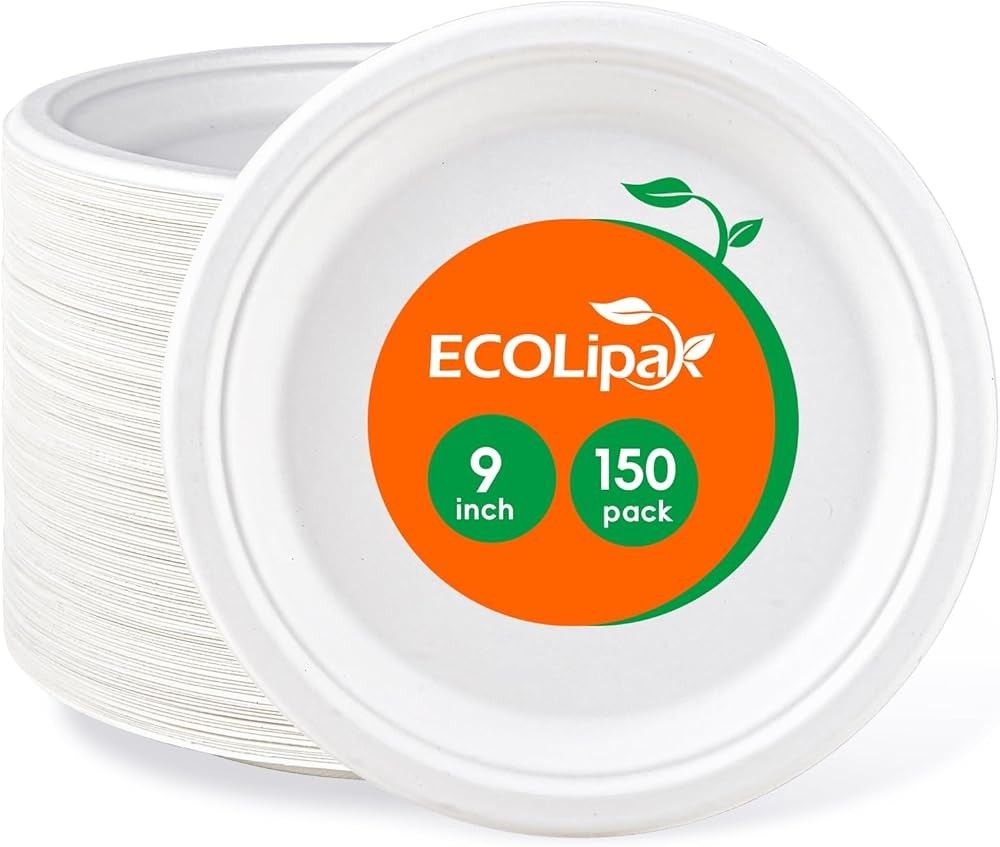 9 inch postable Paper Plates, Heavy Duty Disposable