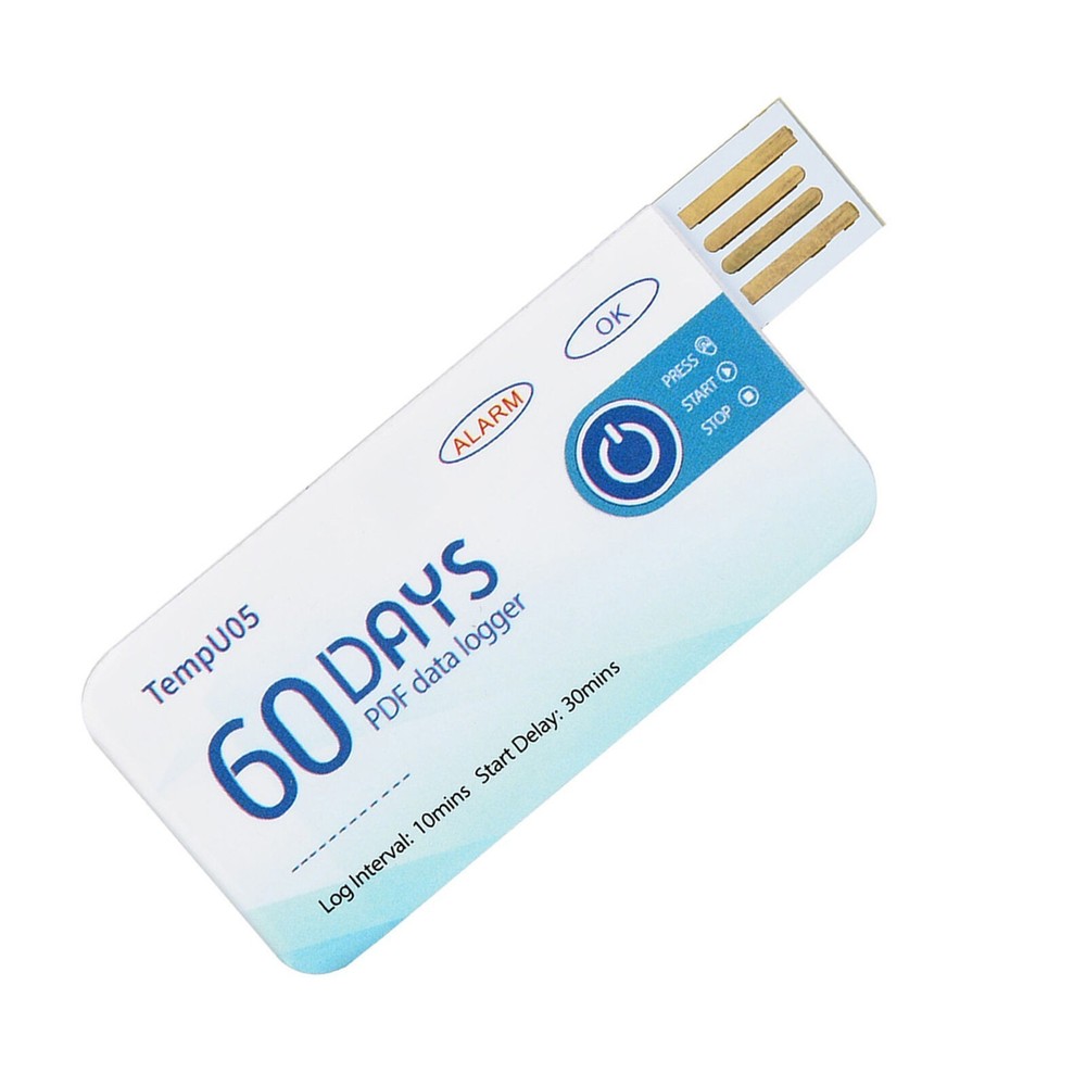 TempU05 Single Use Temperature Data Logger Disposable USB Temperature Recorder
