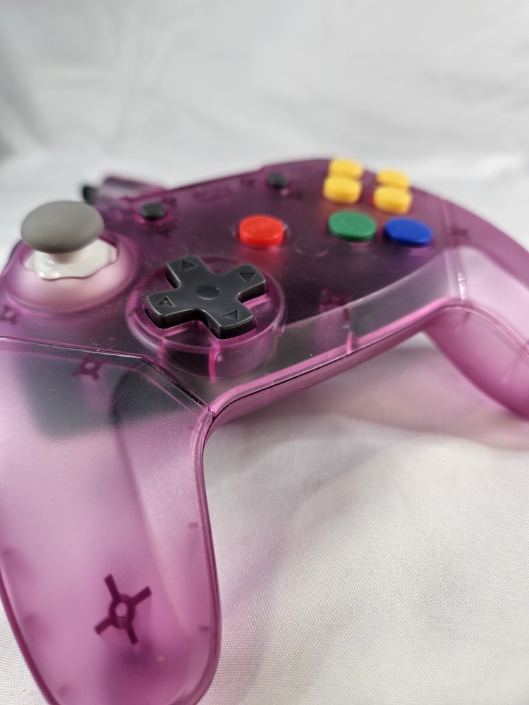 Retrofighter's Brawler64 Wired Atomic Purple Game Controller | Excellent Shape