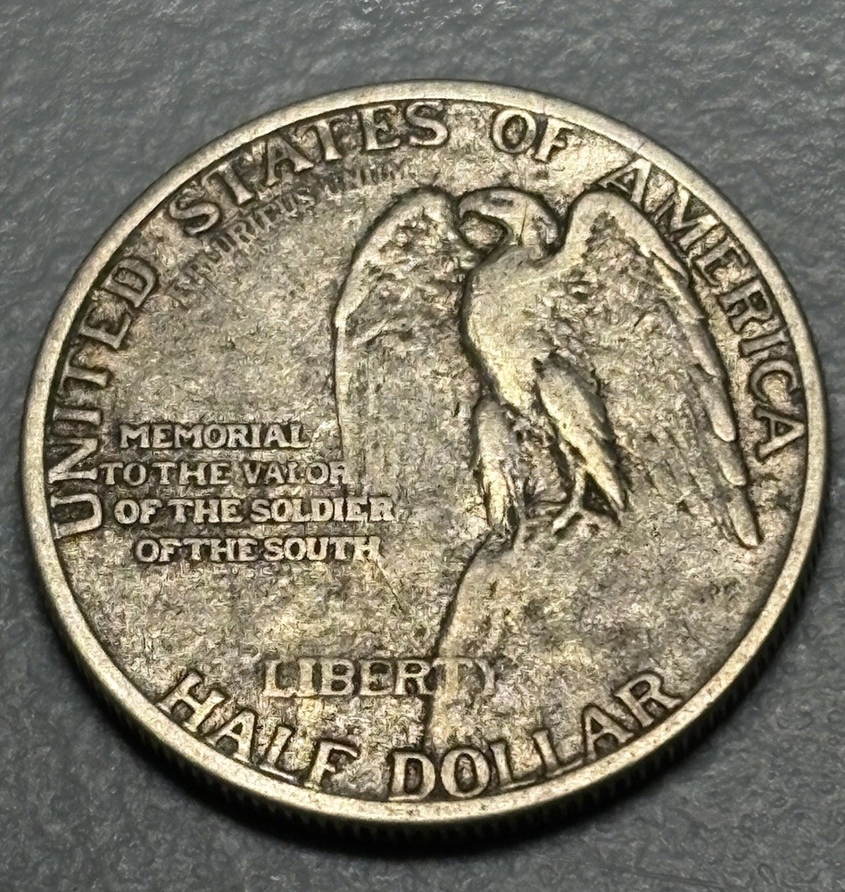 1925 Stone Mountain Commemorative Half Dollar 50c Nice Problem Free Coin