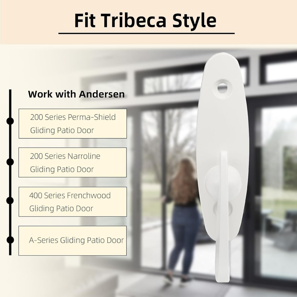 Sliding Door Lock Replacement for Andersen, 10-Years Durable Tribeca Style...