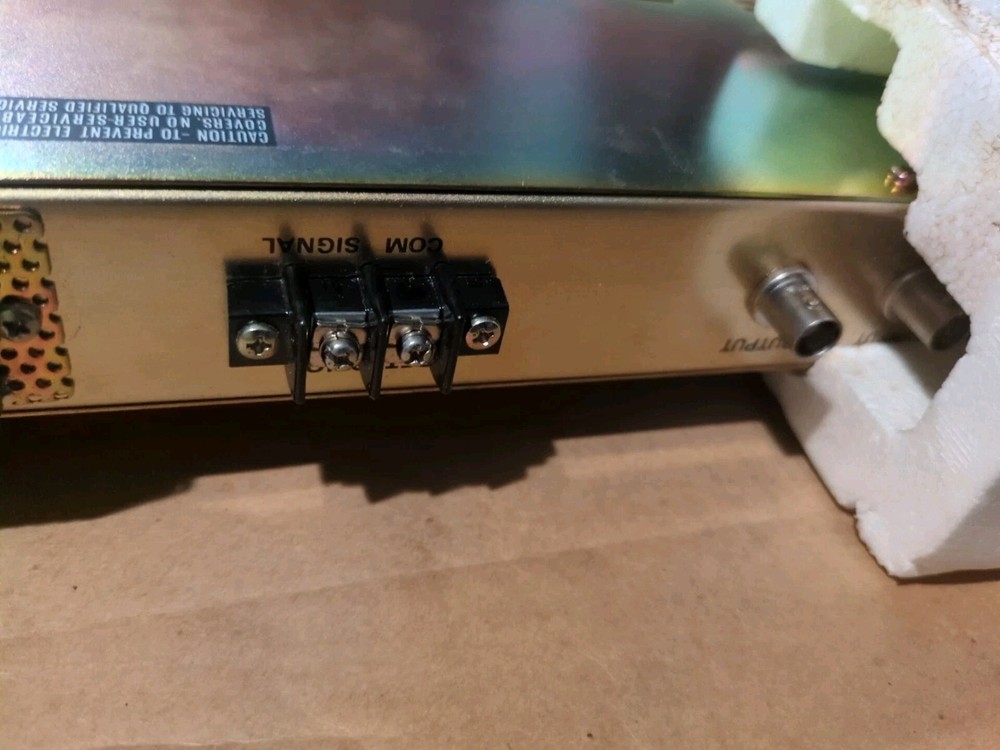 Panasonic WJ-810 Time-Date Generator Rack Mount Deck Silver Vintage w/Box