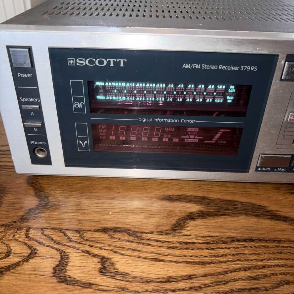SCOTT 379RS STEREO RECEIVER FULLY WORKING