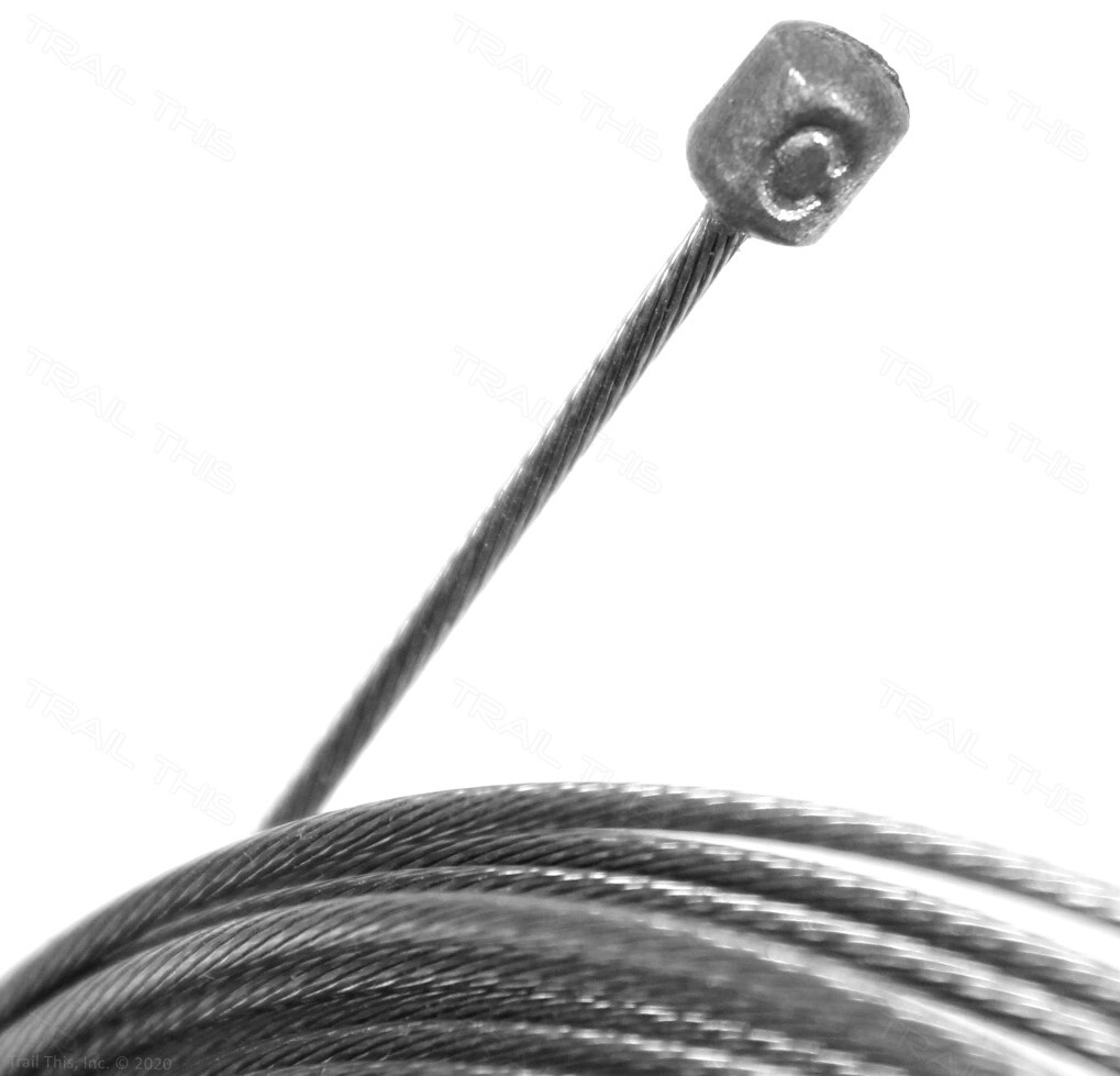 Two (2) x Jagwire Slick Stainless Derailleur Shift Cables 2300mm for Campagnolo