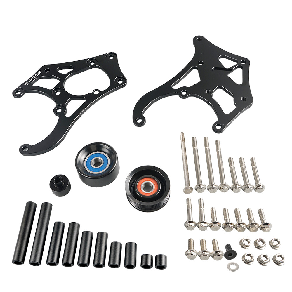 LS 508 AC Compressor Bracket And Alternator Power Steering Bracket Kit Swap