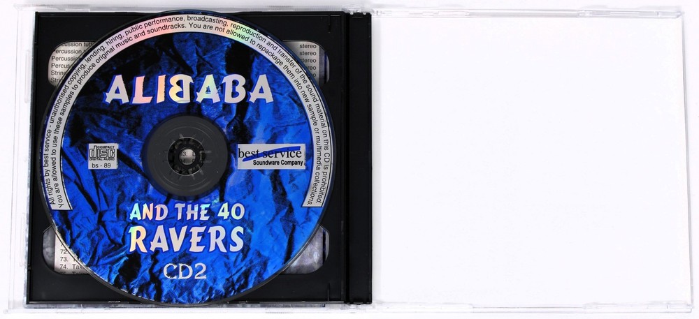 Best Service Ali Baba And The 40 Ravers Sample/Sound Library/Sampling 2 CD MINT