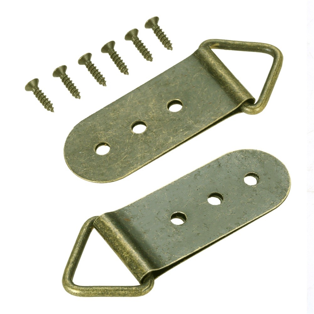 2/10/20pcs Picture Frame Hooks Triangle D-Ring Mirror Frame Hangers Hardware