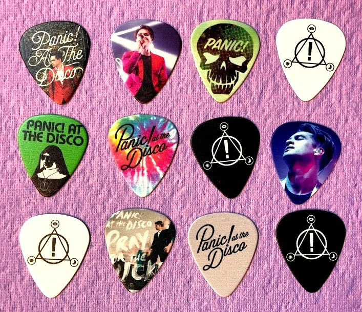 PANIC AT THE DISCO Guitar Picks Set of 12