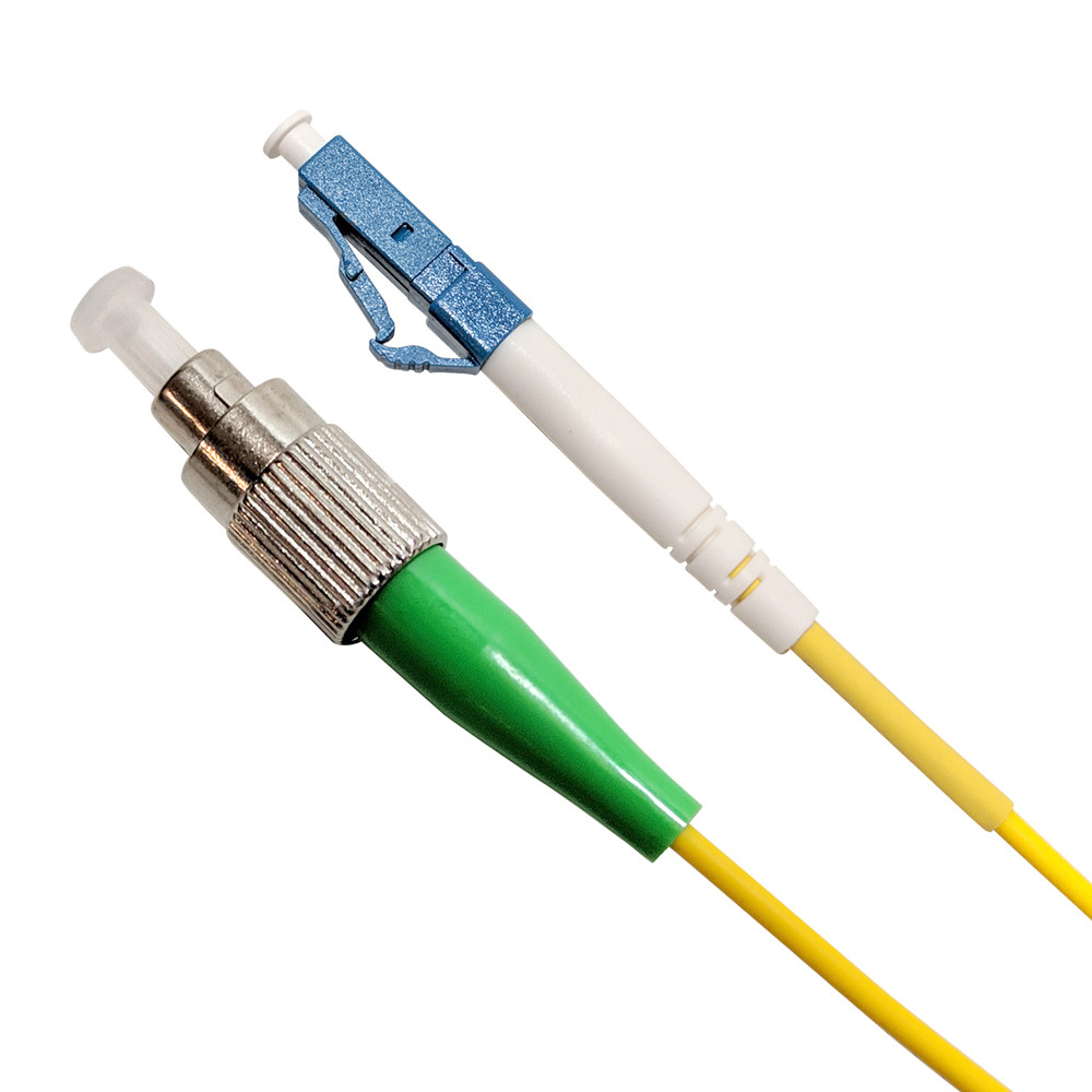 Fiber Optic Cable Patch Cord, Singlemode, Simplex LCUPC to FCAPC, 2M (6ft)