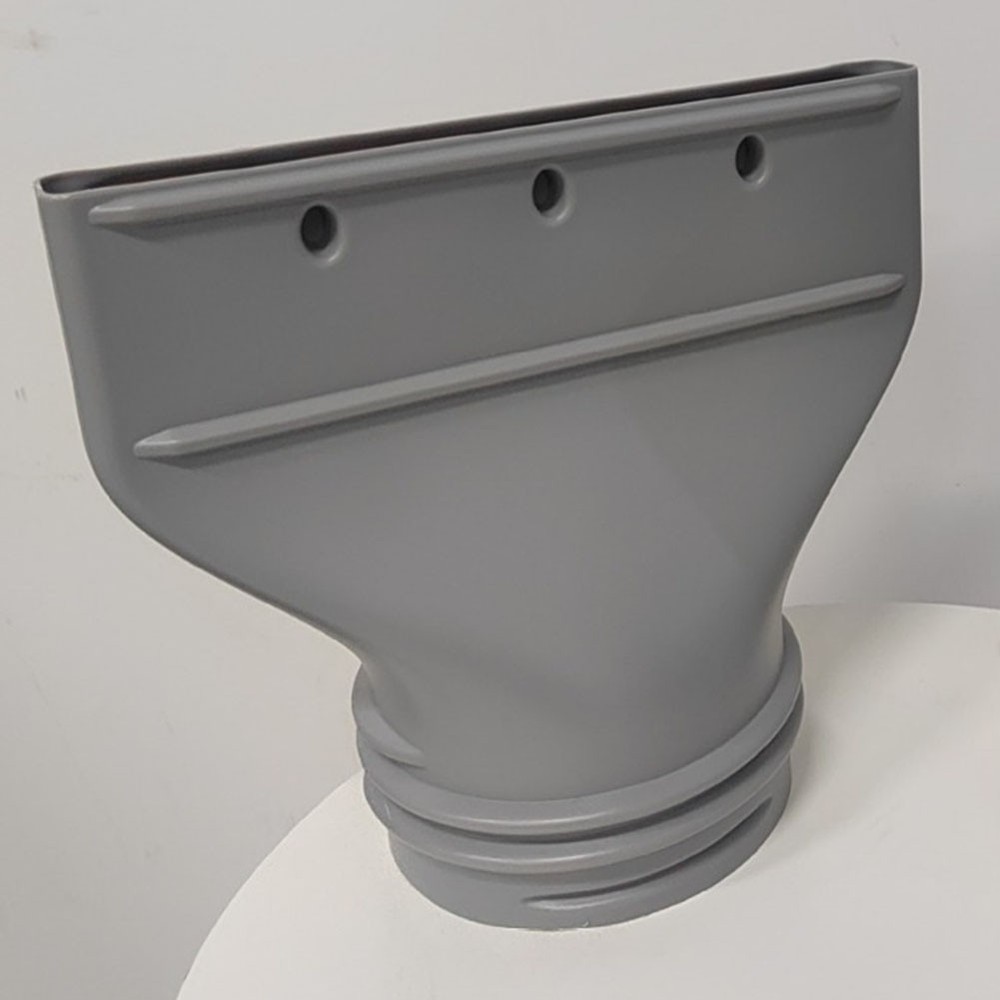 Exhaust Vent Flat Hose Adapter for Optimized Airflow and Compatibility