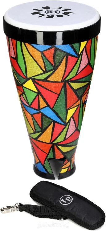 Latin Percussion World Beat Stackable Ashiko - 10 inches, Small, Multicolor