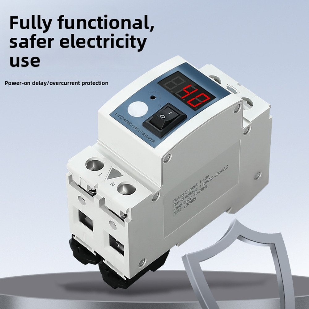Boat Type Switch Overcurrent Protector for 110V 220V 240V AC Circuits 1A to 40A