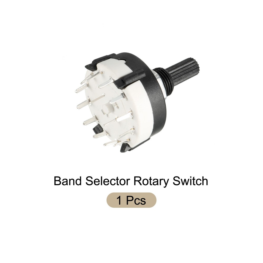 Band Rotary Switch 2P6T 2 Pole 6 Position Selectable 1 Deck