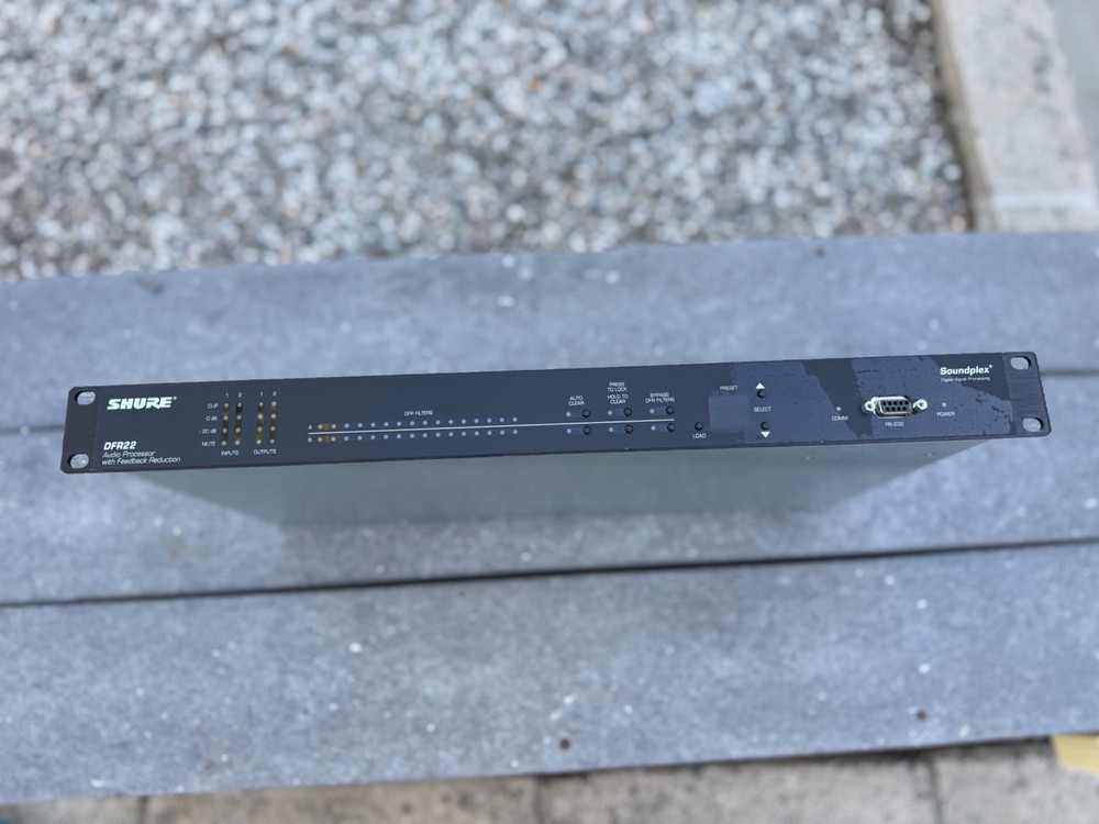 Shure DFR22 Soundplex Audio Processor Feedback Reduction
