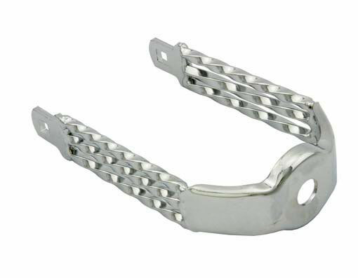 ORIGINAL! SPRING FORK TRIPLE SQUARE TWISTED CROWN CHROME.