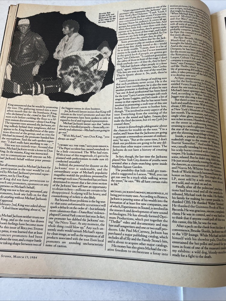 Rolling Stone Magazine #417 Michael Jackson March 15, 1984 C15