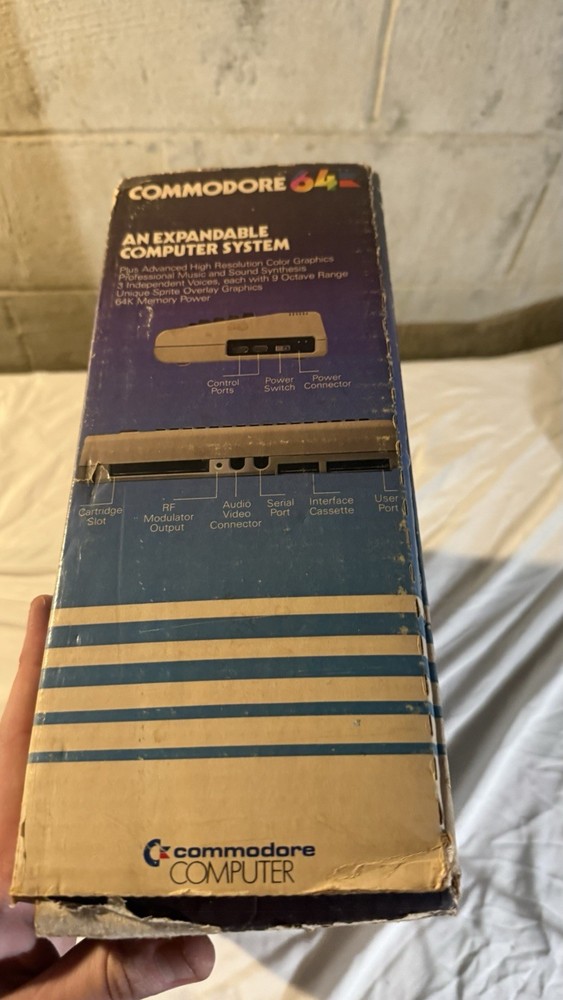 WORKING Commodore 64 C64 In Box Restored Retro Computer Matching SN With PSU