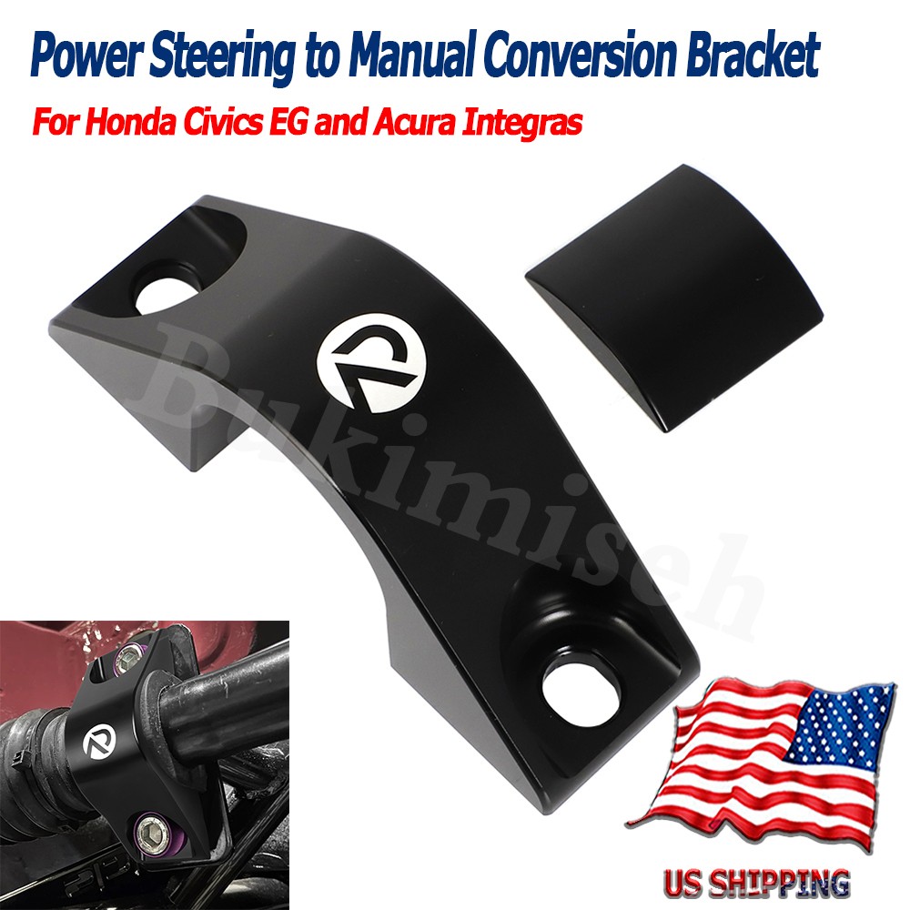 Power Steering to Manual Conversion Rack Bracket For Honda Civic EG and Integras