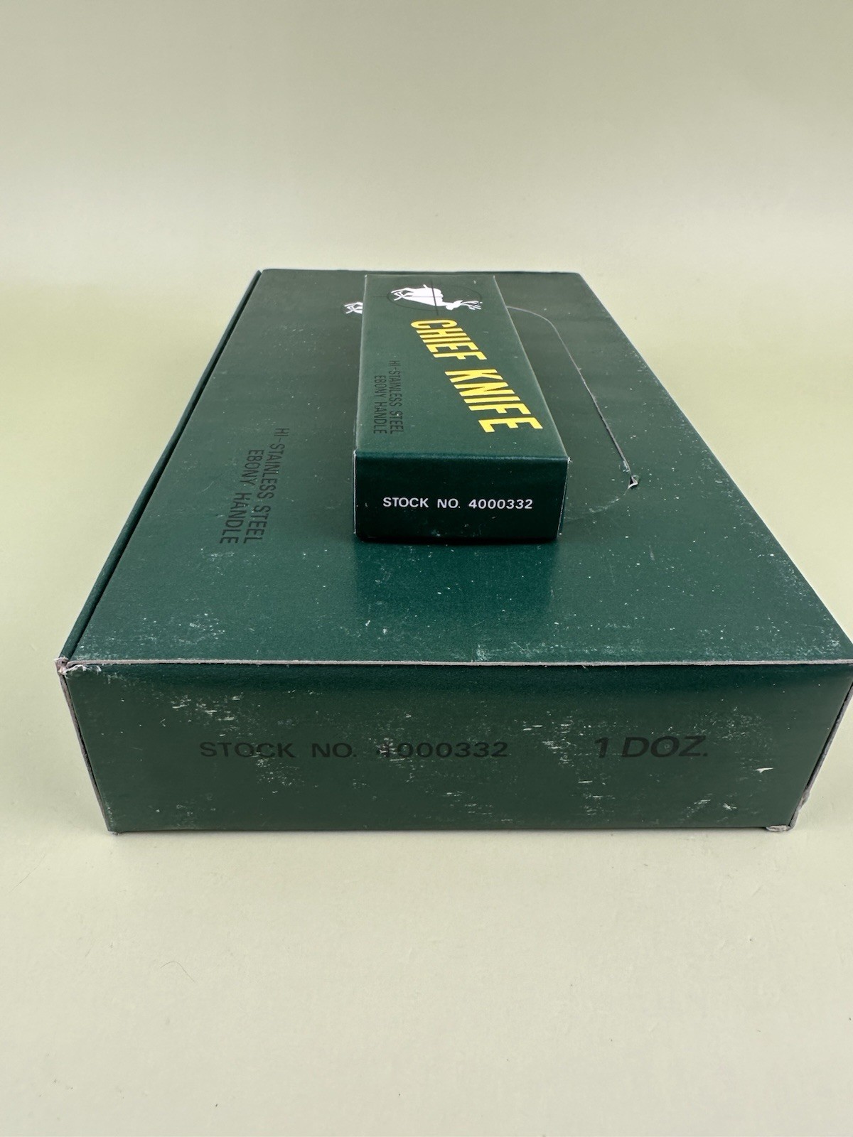 (12x) Vintage Pocket Knife VALOR CHIEF KNIFE Japan Ebony Handle Model 332 4 1/4”