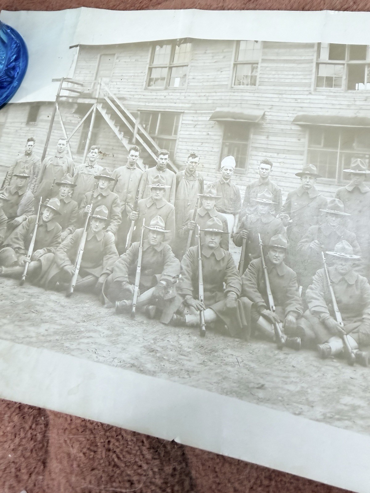 WWI 324th Infantry Regiment Camp Jackson SC Panoramic Photo 22x8
