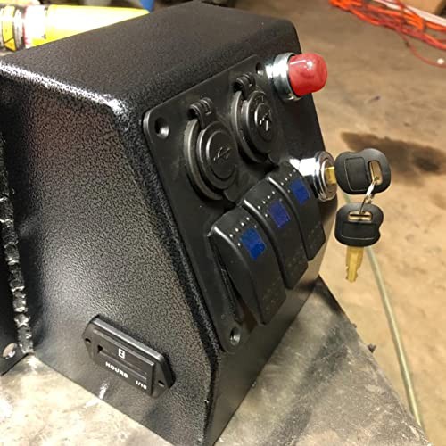 Push Button Momentary Starter Switch, Heavy Duty Momentary Switch for 12V Red