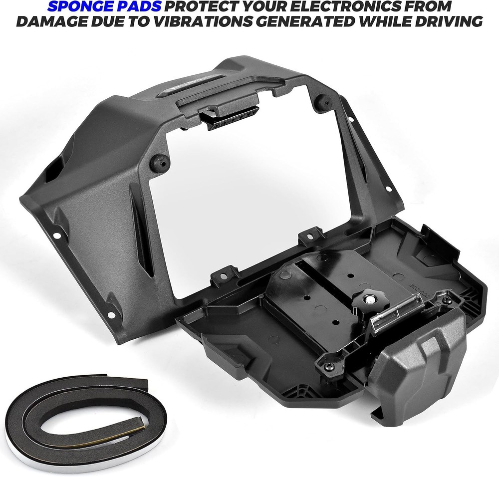 Electronic Device Mounts with Storage Box Organizer Tray for Yamaha YXZ 1000, E