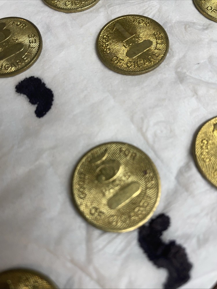 Brass Cigarette Tokens