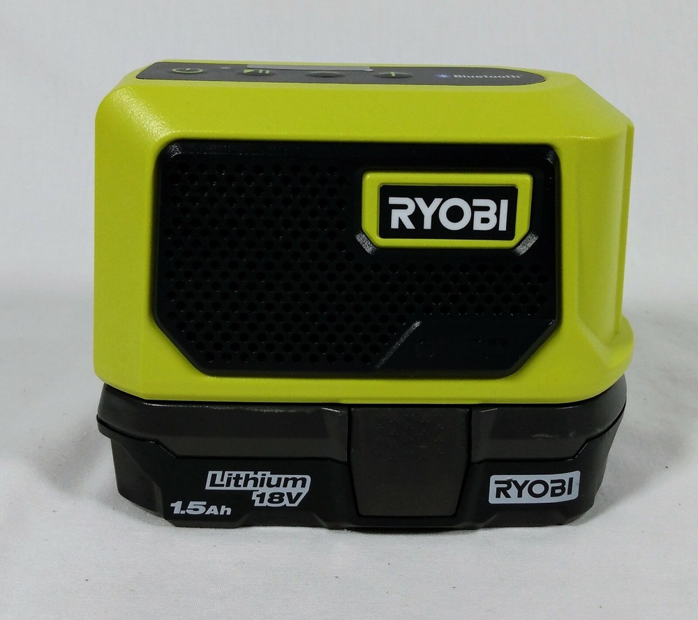 Ryobi Compact Speaker w/Bluetooth PAD02B-New-Bulk Packaged-Free Shipping