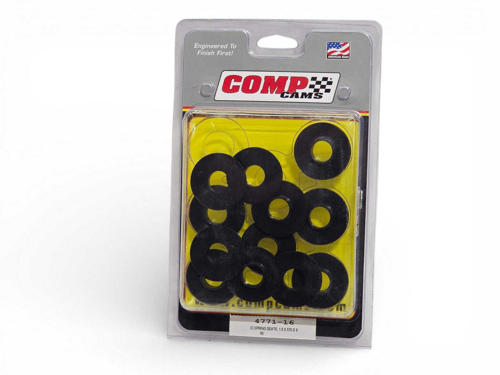 Comp Cams 4771-16 ID Spring Locators: .060" Thick .570" ID 1.550" OD