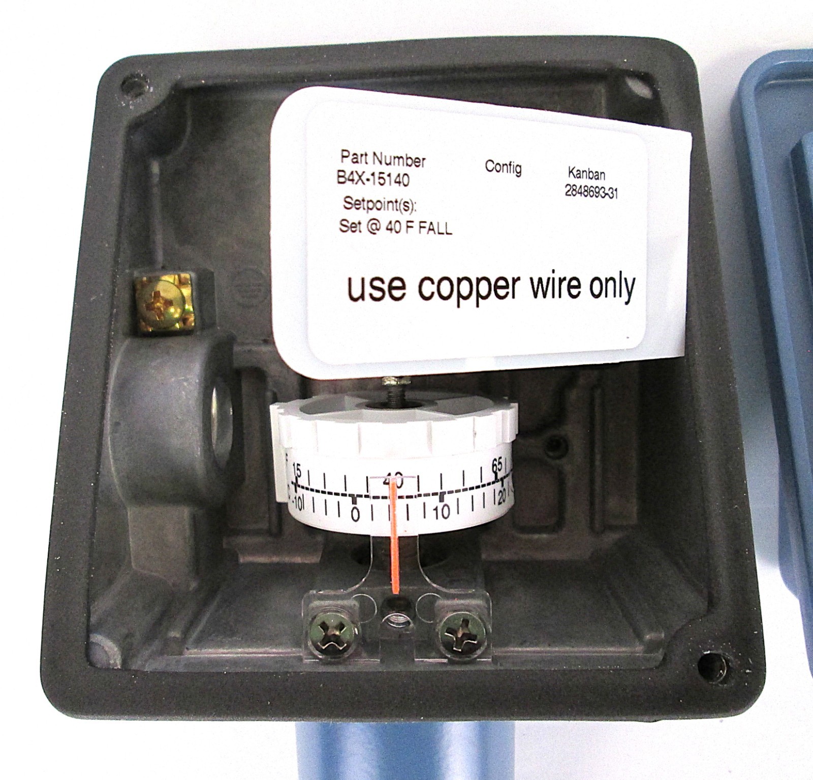 THERMON, B4X-15140, RANGE 15-140 F, 2-1/2" PROBE, COPPER WIRE ONLY, SURPLUS