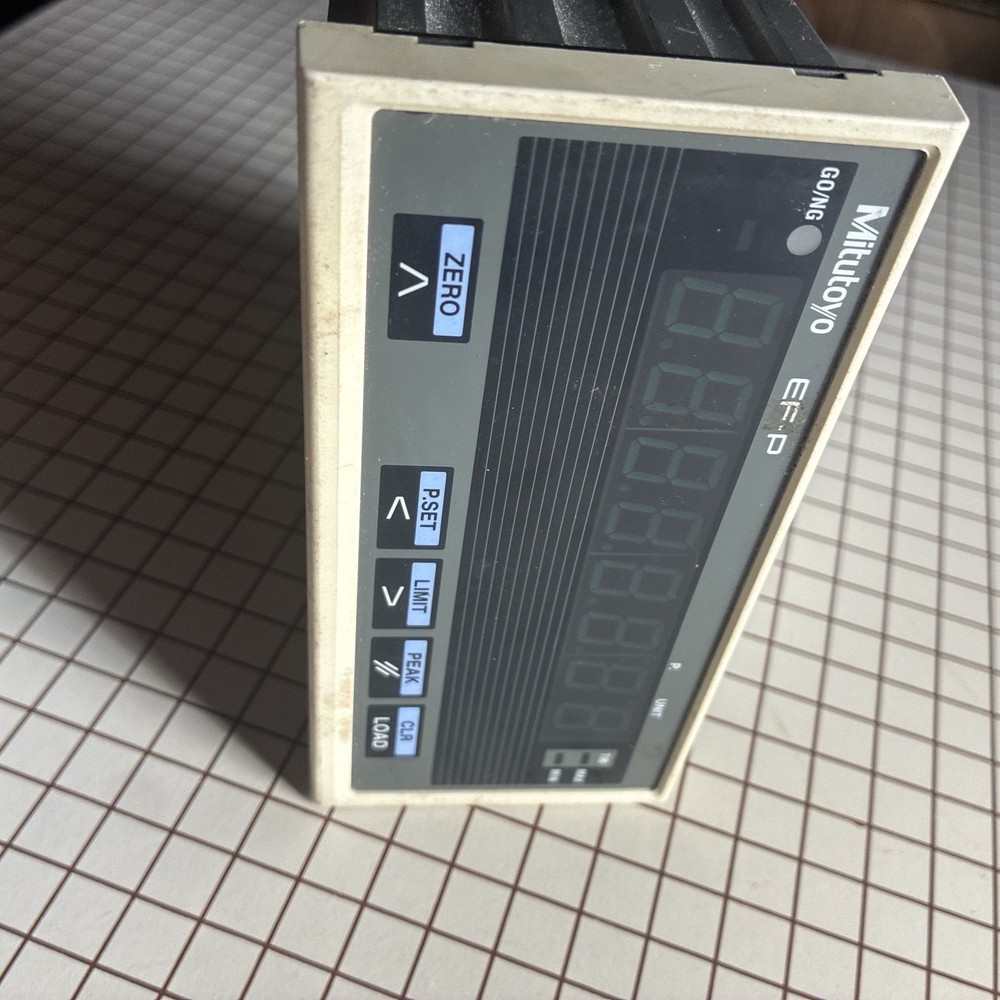 Mitutoyo EF-11PR EF-P Digital Comparator Display Unit GO/NG Peak TIR 542-059