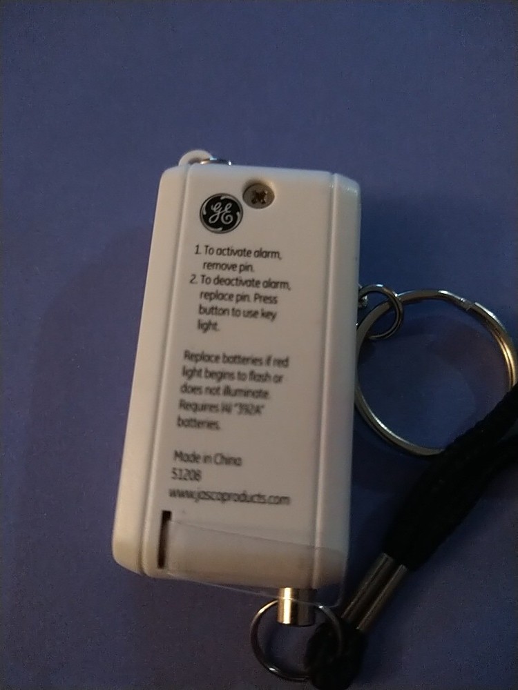 GE Keychain Alarm - Personal Security - 51208