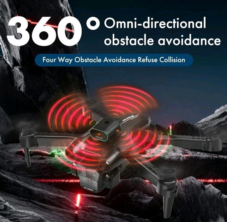 C12 Foldable Drone with 1080p Camera, HD Dual Camera Remote Control Quadcopter
